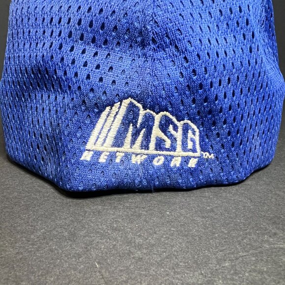MLB NY Mets Promotional BWM Global MSG Network Blue Mesh Baseball Hat 24" - Picture 5 of 10